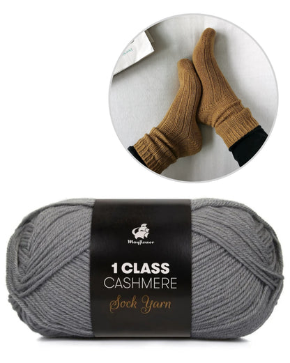 Basic Socken Light | feines Muster mit weichem 1 Class Cashmere von Mayflower Denmark