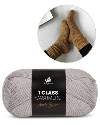 Basic Socken Light | feines Muster mit weichem 1 Class Cashmere von Mayflower Denmark