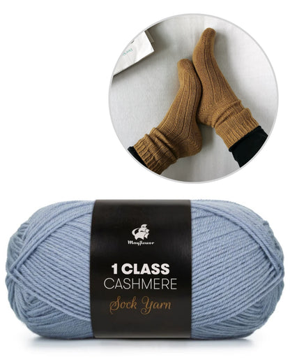 Basic Socken Light | feines Muster mit weichem 1 Class Cashmere von Mayflower Denmark