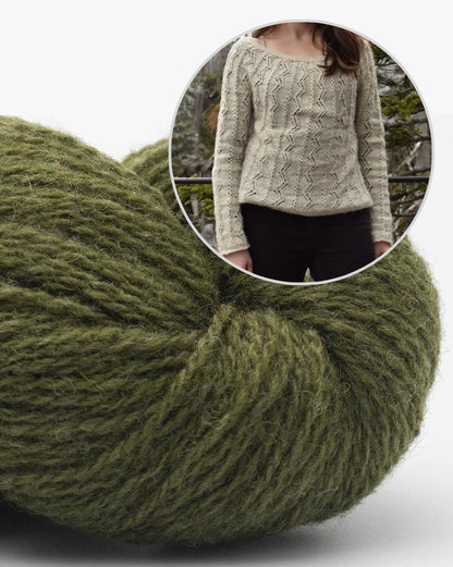 Battenkill Pullover von Wildernestknits mit Bio Shetland von BC Garn 14