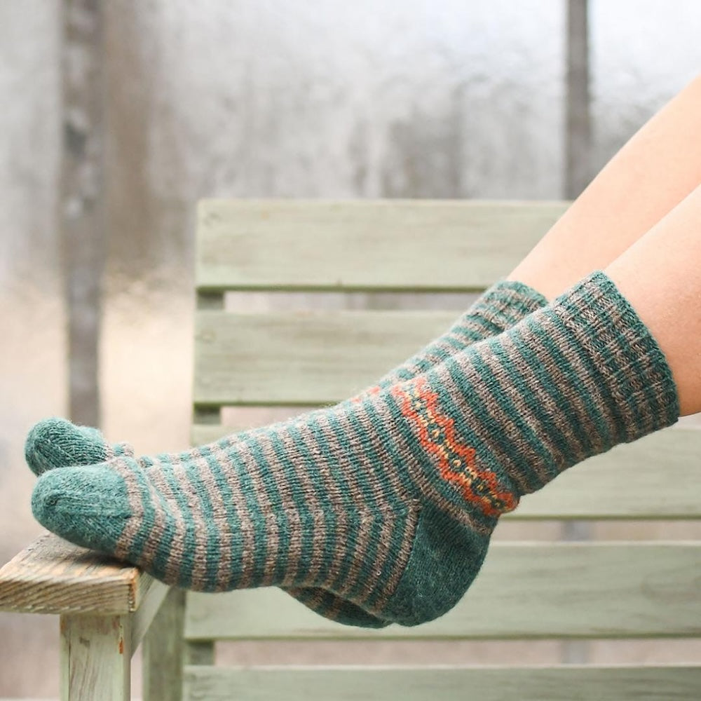 Smilla Socken von Stella Ackroyd aus Bio Shetland von BC Garn 3
