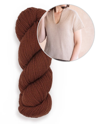 Dima Tee | leger und seidig weich aus Tynd von Woolfolk