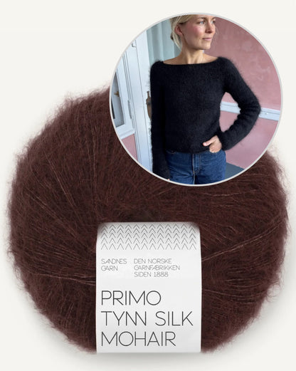 Bea Blouse | zarte Silhouette aus Primo Tynn Silk Mohair von Sandnes Garn