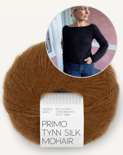 Bea Blouse | zarte Silhouette aus Primo Tynn Silk Mohair von Sandnes Garn