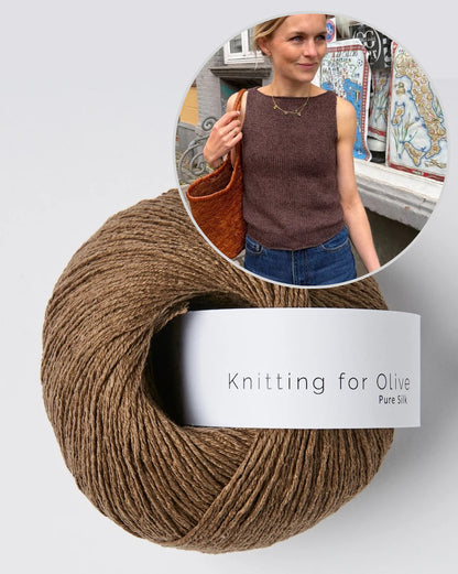 Bea Top | fortryllende kølig og behagelig i Pure Silk fra Knitting for Olive