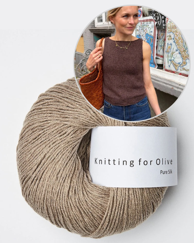 Bea Top | fortryllende kølig og behagelig i Pure Silk fra Knitting for Olive