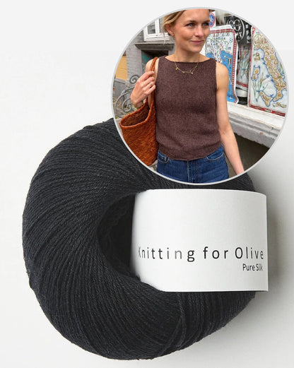 Bea Top | fortryllende kølig og behagelig i Pure Silk fra Knitting for Olive