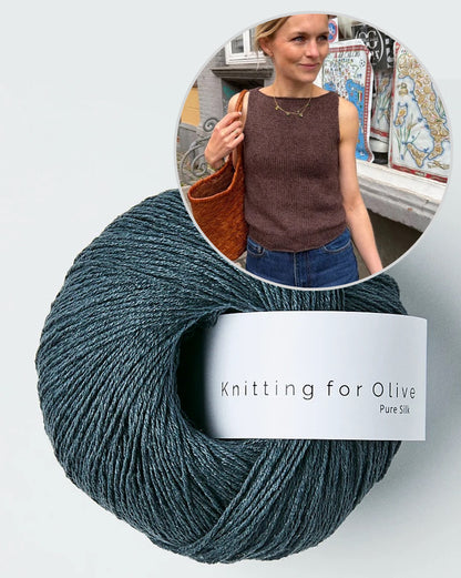 Bea Top | fortryllende kølig og behagelig i Pure Silk fra Knitting for Olive