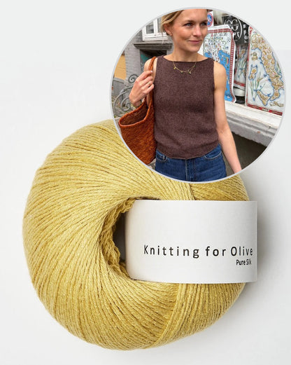 Bea Top | fortryllende kølig og behagelig i Pure Silk fra Knitting for Olive
