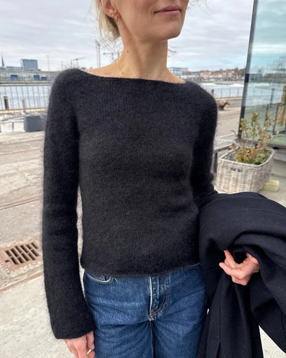 Bea Blouse | zarte Silhouette aus Primo Tynn Silk Mohair von Sandnes Garn
