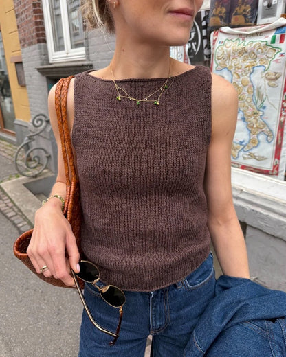 Bea Top | fortryllende kølig og behagelig i Pure Silk fra Knitting for Olive
