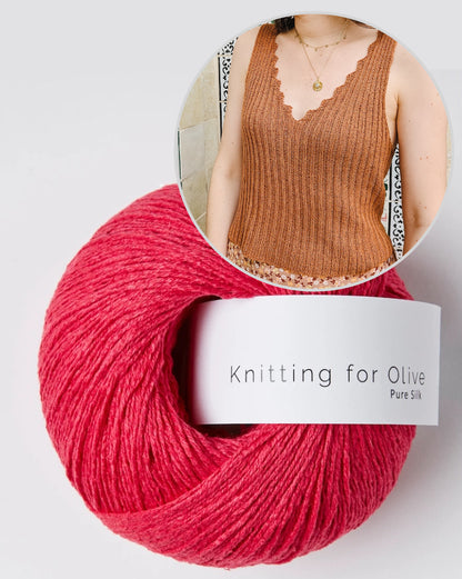 Bedruthan Camisole | inspireret af klippekysten i Pure Silk fra Knitting for Olive