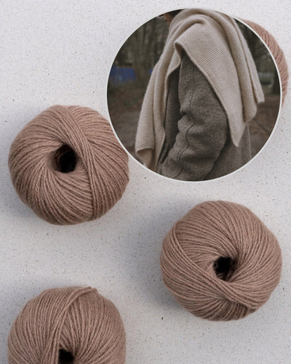 At Scarf | luxuriously simple scarf-flatterer made of cashmere 6/28 by Pascuali 