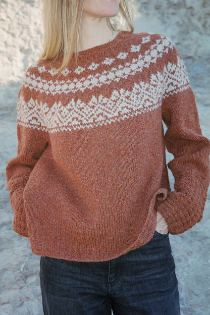 Kampsun nr 89 | klassikaliselt kaunis muster Biches & Bûches’i Le Lambswool-lõngast