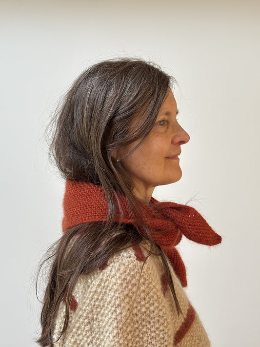 Alba Scarf Mohair Edition | Basic Tuch aus Le Petit Lambswool und Le Petit Silk Mohair von Biches & Bûches