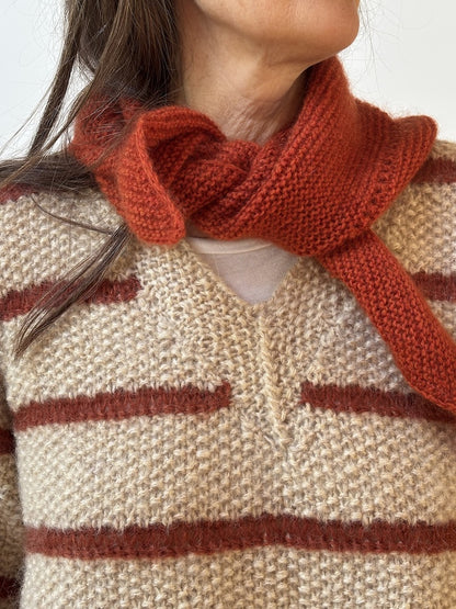 Alba Scarf Mohair Edition | Basic Tuch aus Le Petit Lambswool und Le Petit Silk Mohair von Biches & Bûches