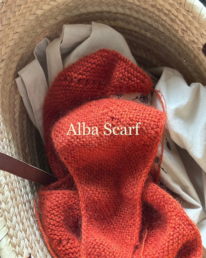 Alba Scarf Mohair Edition | Basic Tuch aus Le Petit Lambswool und Le Petit Silk Mohair von Biches & Bûches