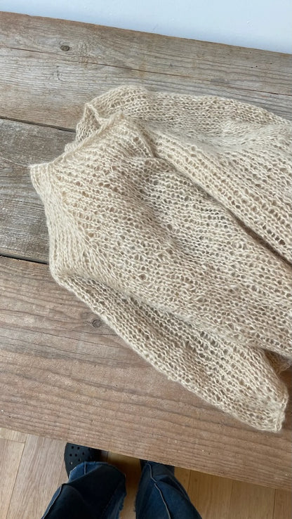 Agnes Sweater | delicate oversized blouse made from Le Gros Silk & Mohair by Biches & Bûches
