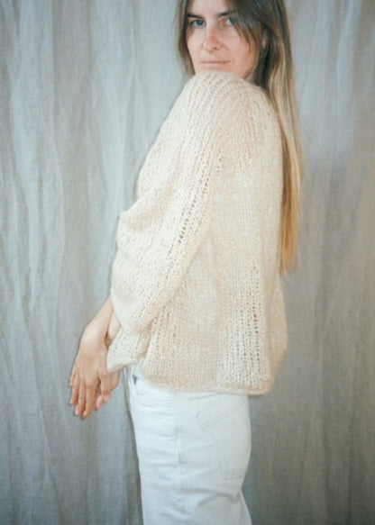 Agnes Sweater | delicate oversized blouse made from Le Gros Silk & Mohair by Biches & Bûches