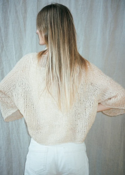 Agnes Sweater | delicate oversized blouse made from Le Gros Silk & Mohair by Biches & Bûches