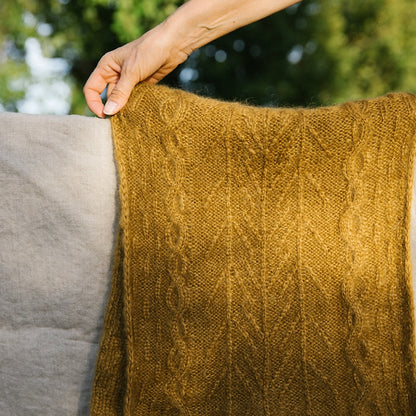 Scialle Havu | motivo floreale in Le Gros Silk & Mohair di Biches & Bûches