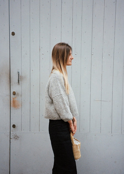 River Jumper Lambswool Edition | feines Muster und boxy Schnitt von Biches & Bûches