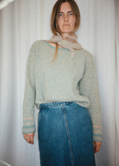 Seaside Shawl | betoverend tuch van Le Lambswool en Le Gros Silk & Mohair van Biches & Bûches