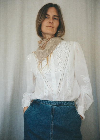 Seaside Shawl | betoverend tuch van Le Lambswool en Le Gros Silk & Mohair van Biches & Bûches