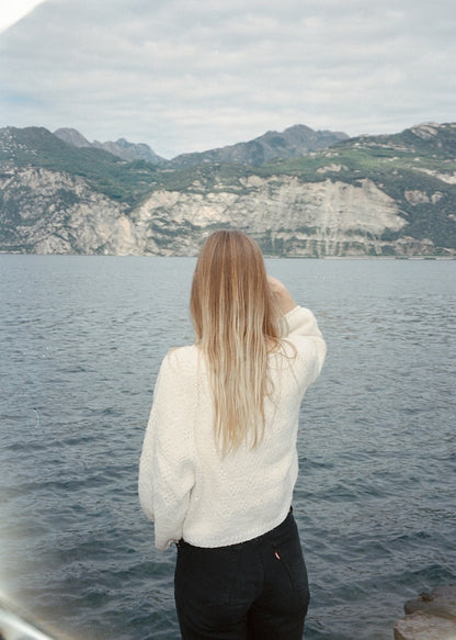 Sweater No. 95 | perfect summer sweater made from Le Petit Organic Cotton by Biches & Bûches