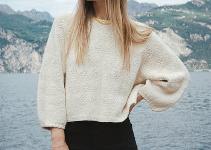 Sweater No. 95 | perfect summer sweater made from Le Petit Organic Cotton by Biches & Bûches