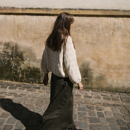 Sweater No. 95 | perfect summer sweater made from Le Petit Organic Cotton by Biches & Bûches