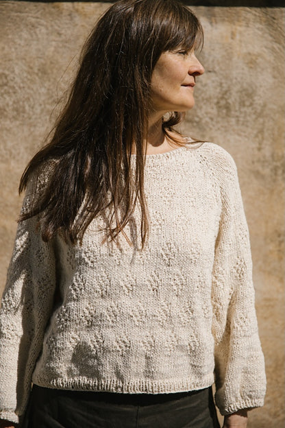 Sweater No. 95 | perfect summer sweater made from Le Petit Organic Cotton by Biches & Bûches