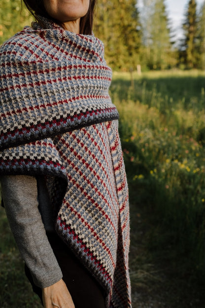 Tuch nr. 41 | fint farvemønster i Le Petit Lambswool fra Biches & Bûches