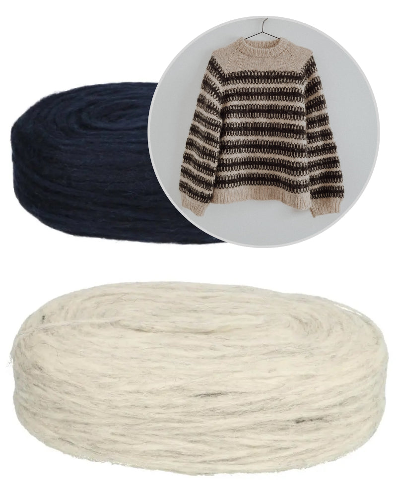 Ulvenknit Björk Sweater mit Plötulopi von Lopi Island Garn 16