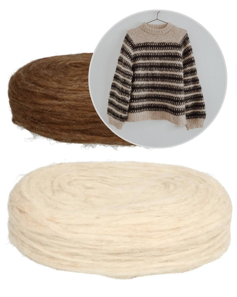 Ulvenknit Björk Sweater mit Plötulopi von Lopi Island Garn 15