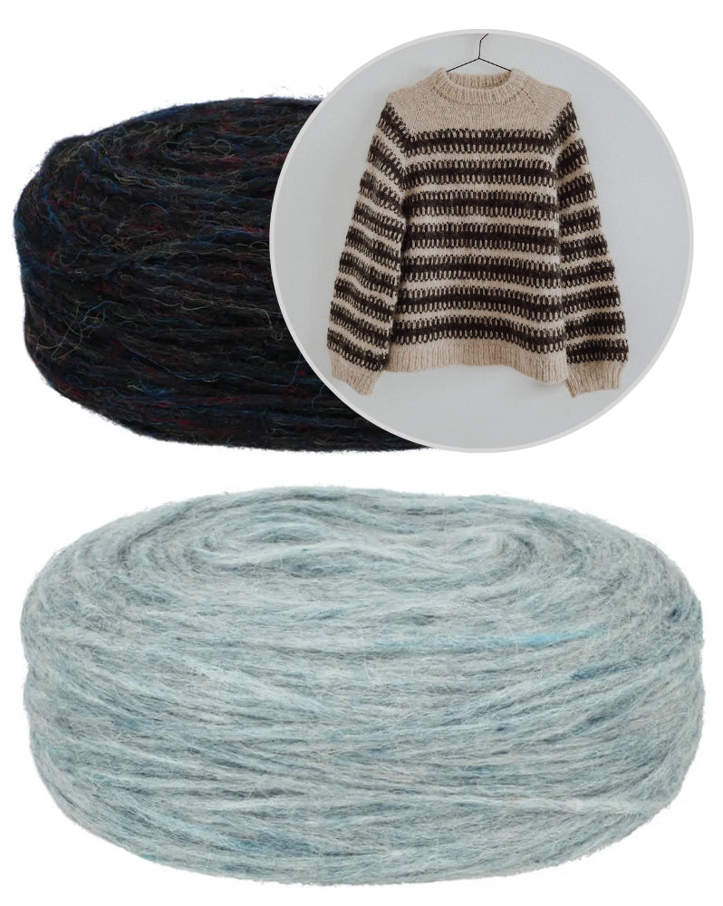 Ulvenknit Björk Sweater mit Plötulopi von Lopi Island Garn 17