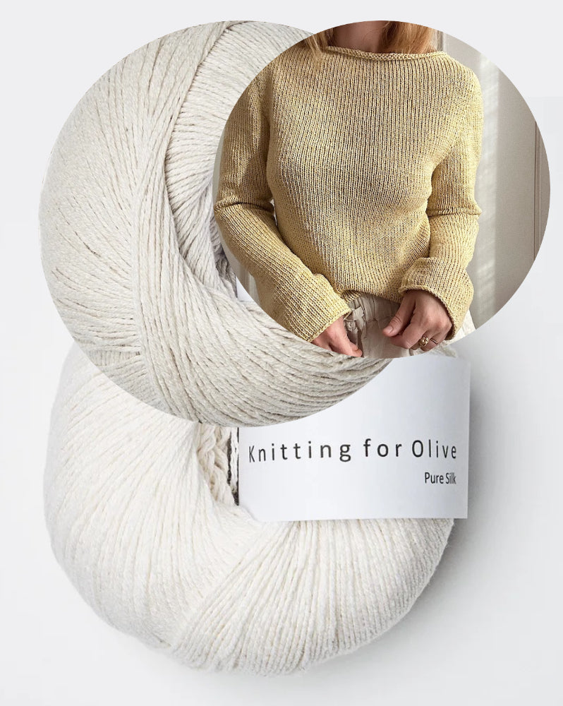 My Favourite Things Knitwear Blouse No. 1 mit Pure Silk von Knitting for Olive 10