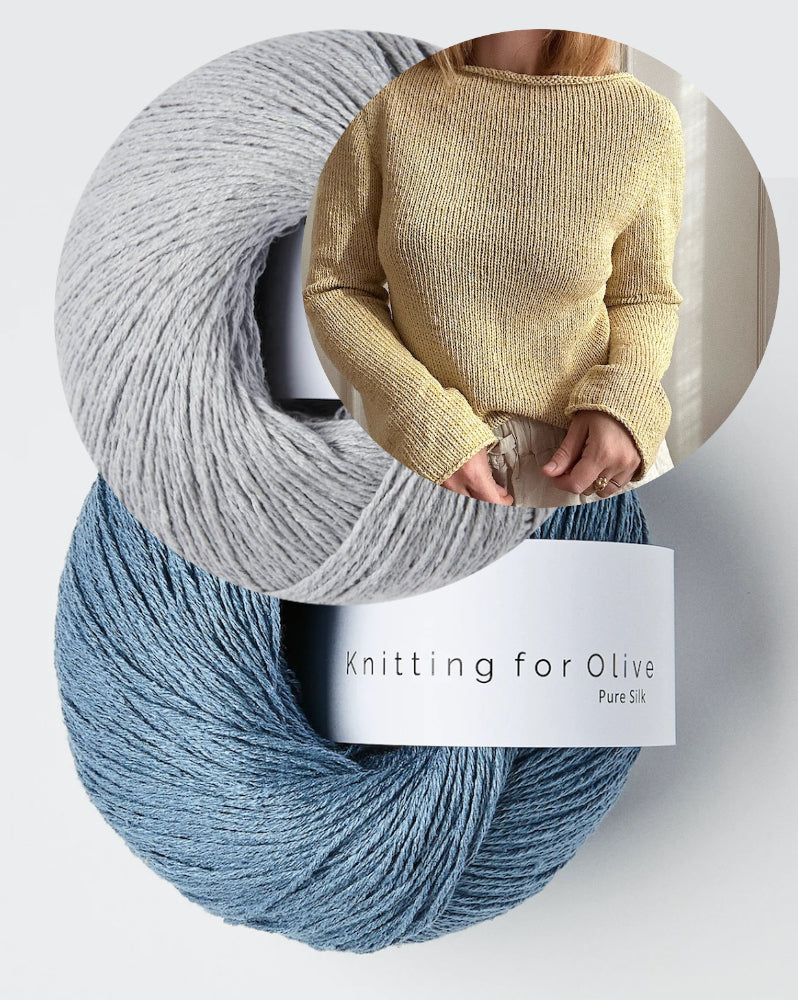 My Favourite Things Knitwear Blouse No. 1 mit Pure Silk von Knitting for Olive 14