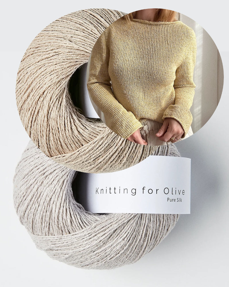 My Favourite Things Knitwear Blouse No. 1 mit Pure Silk von Knitting for Olive 11