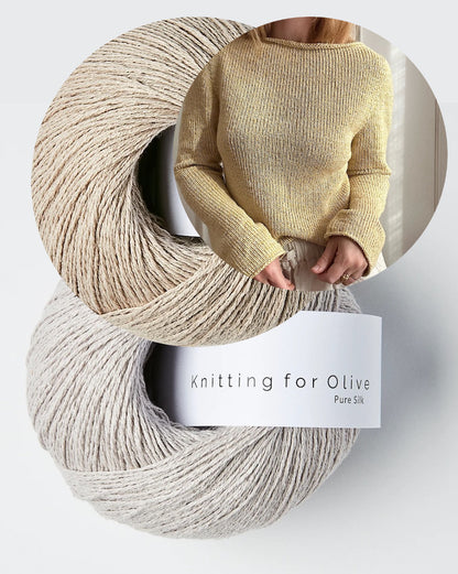 My Favourite Things Knitwear Blouse No. 1 mit Pure Silk von Knitting for Olive 11