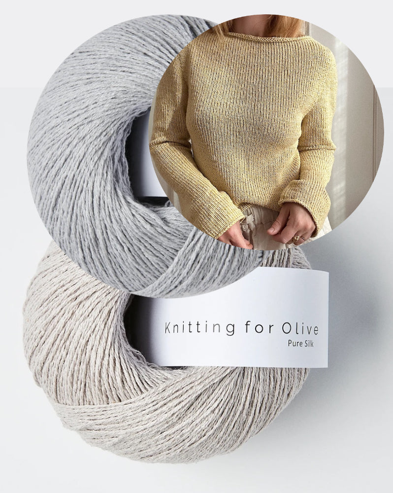 My Favourite Things Knitwear Blouse No. 1 mit Pure Silk von Knitting for Olive 13