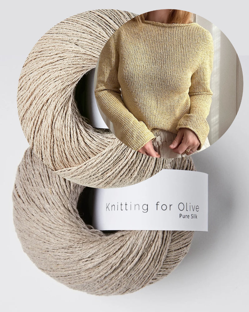 My Favourite Things Knitwear Blouse No. 1 mit Pure Silk von Knitting for Olive 12