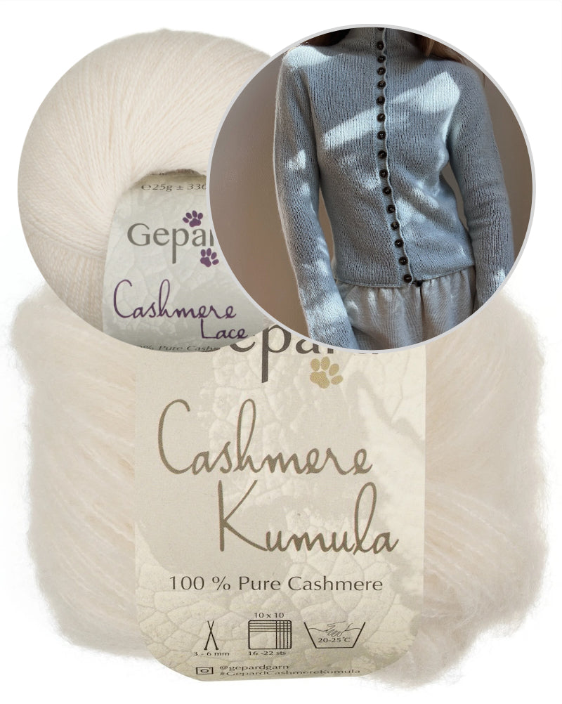Blouse No. 5 | extrem weiche Sommerbluse aus Cashmere Kumula und Cashmere Lace von Gepard Garn