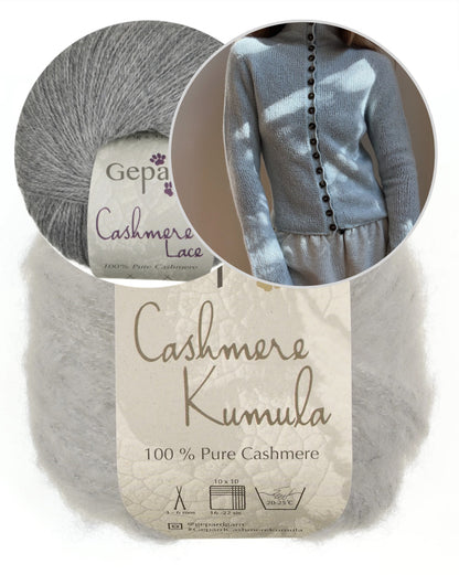 Blouse No. 5 | extrem weiche Sommerbluse aus Cashmere Kumula und Cashmere Lace von Gepard Garn