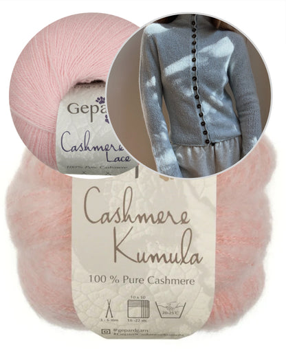 Blouse No. 5 | extrem weiche Sommerbluse aus Cashmere Kumula und Cashmere Lace von Gepard Garn