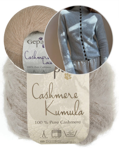Blouse No. 5 | extrem weiche Sommerbluse aus Cashmere Kumula und Cashmere Lace von Gepard Garn