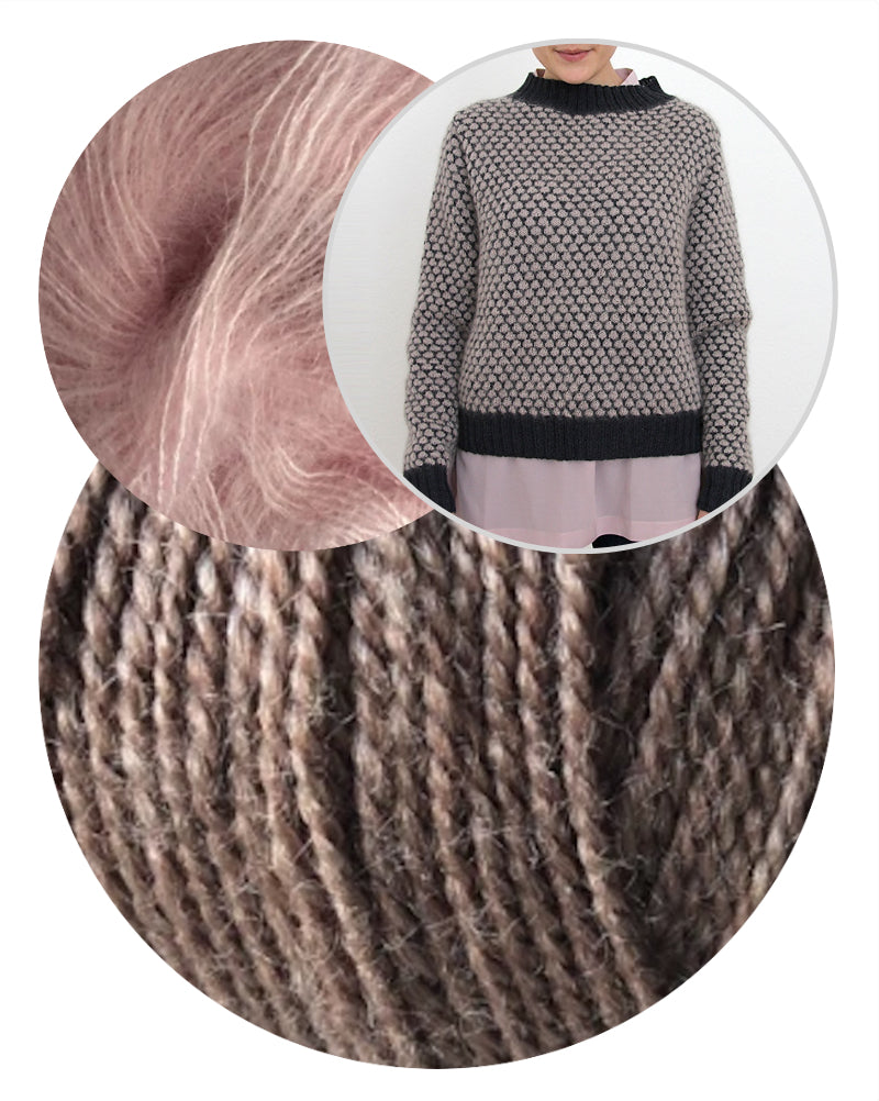 Bobbly Sweater von Gepard Garn mit Wild & Soft und Kid Seta 7