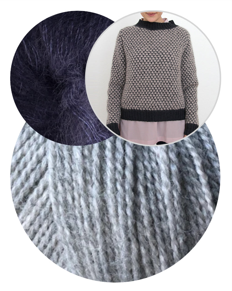 Bobbly Sweater von Gepard Garn mit Wild & Soft und Kid Seta 9