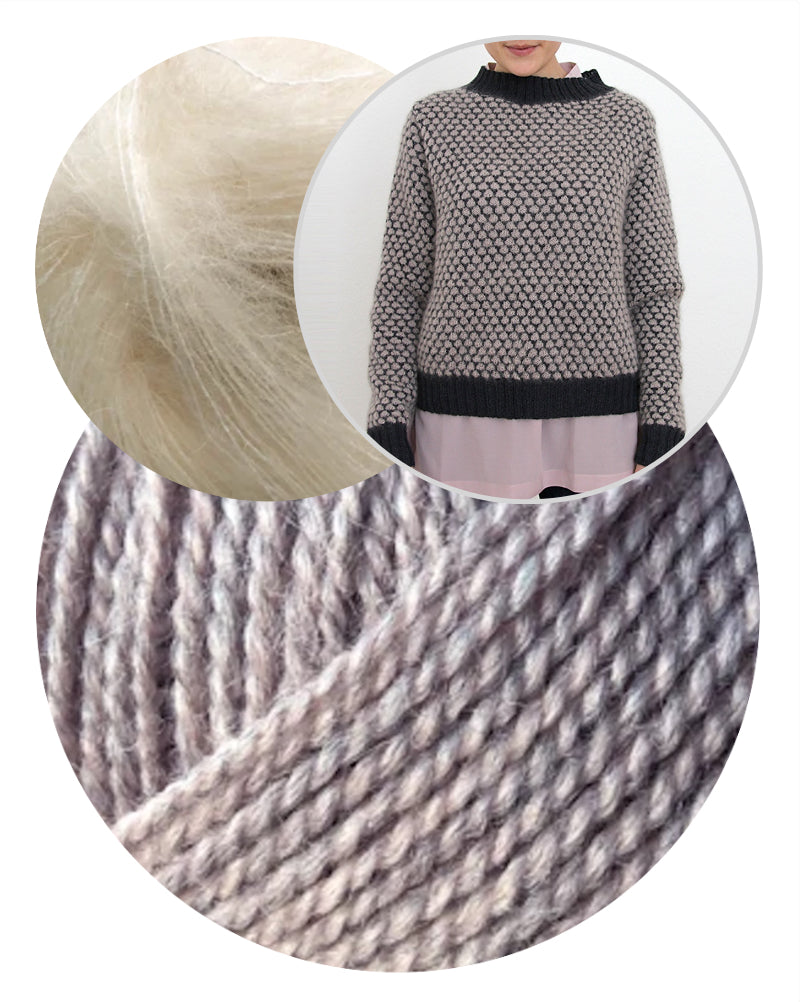 Bobbly Sweater von Gepard Garn mit Wild & Soft und Kid Seta 8