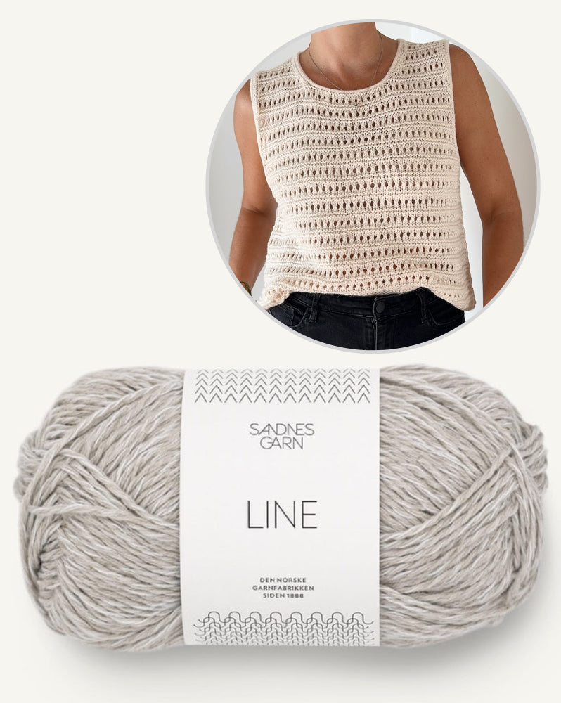 Caidree Boden Shirt mit Line von Sandnes Garn 14